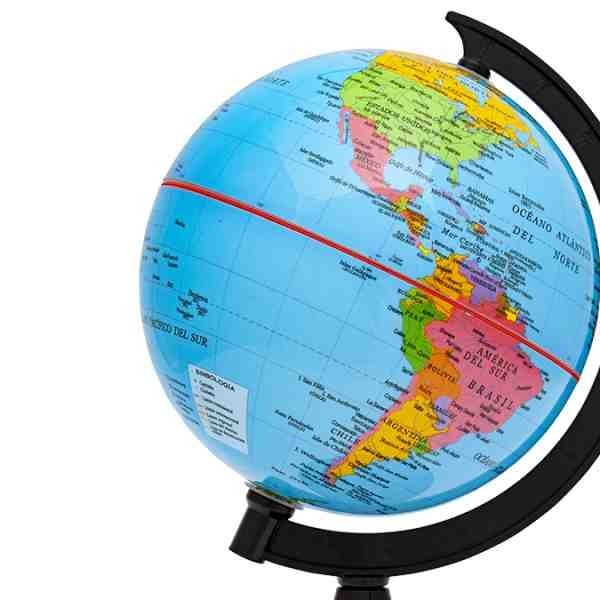 GLOBO TERRAQUEO 14.2CM AZUL CBASE PLAST GOBA 8609GT14 C18